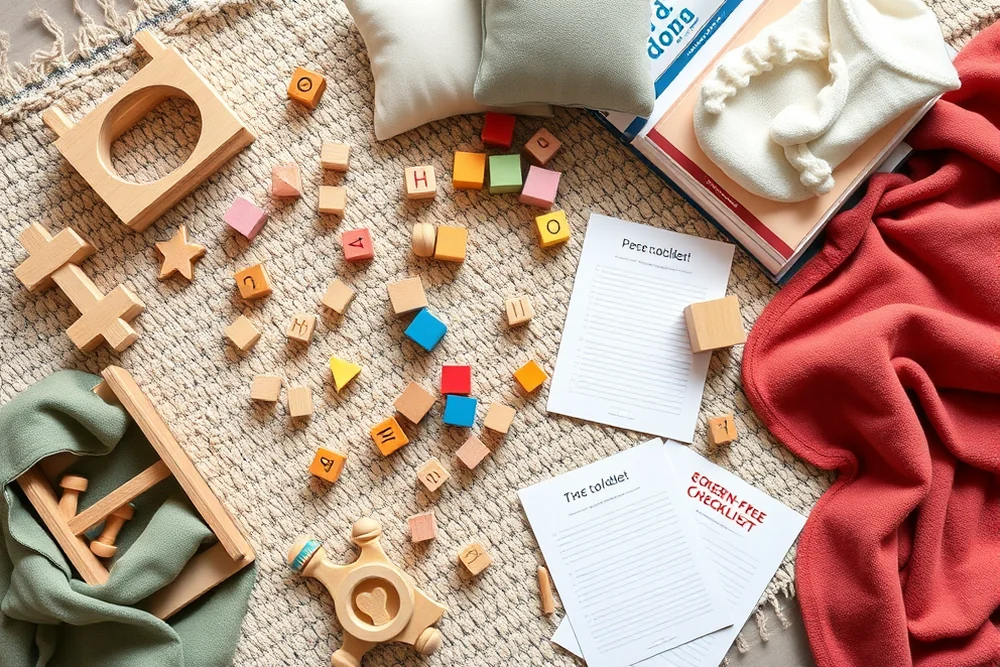 screen-free activities printables & checklists — Screen-Free Activities Printables & Checklists (the finished result)