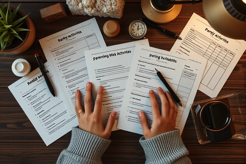 diy screen free activities printables checklists — Diy Screen Free Activities Printables Checklists (the finished result)